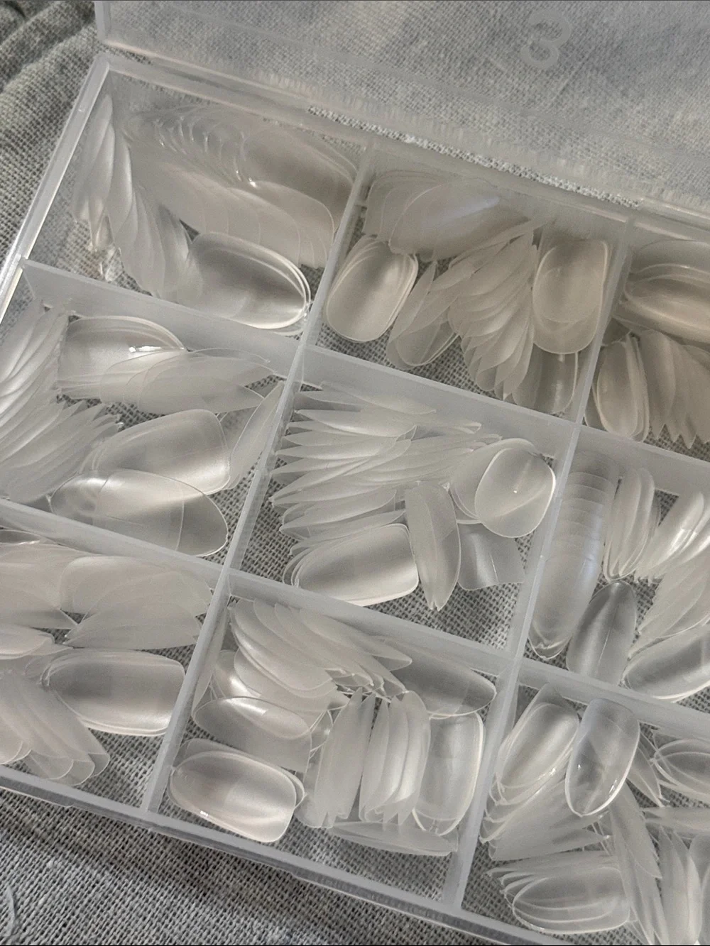 Luckyfairy Clear False Nail Tips - Full Box